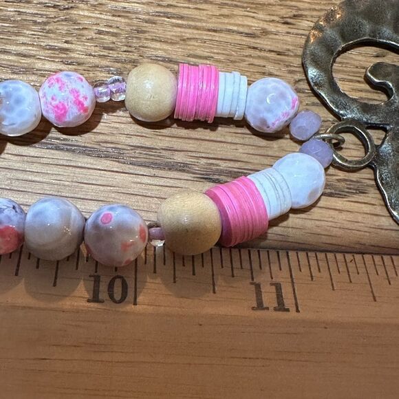 Genuine Multi Gemstone Handcrafted Necklace + Handcrafted Earrings - Picture 4 of 5
